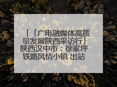 「广电融媒体高质量发展陕西采访行」陕西汉中市：徐家坪铁路风情小镇 出站就是景区
