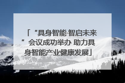 “具身智能·智启未来”会议成功举办 助力具身智能产业健康发展