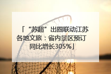 “苏超”出圈联动江苏各地文旅：省内景区预订同比增长305%