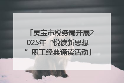 灵宝市税务局开展2025年“悦读新思想”职工经典诵读活动