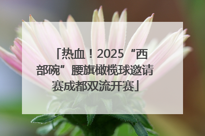 热血！2025“西部碗”腰旗橄榄球邀请赛成都双流开赛