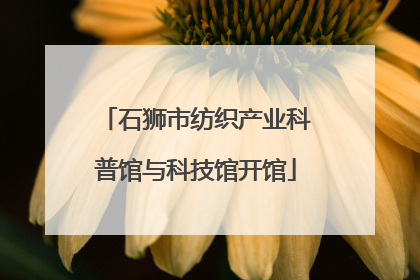 石狮市纺织产业科普馆与科技馆开馆