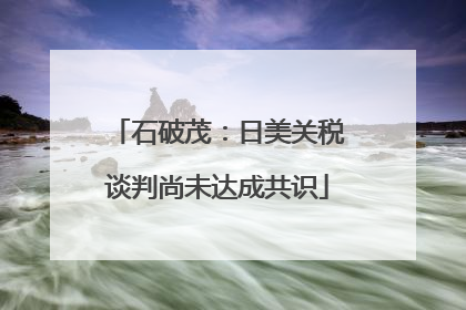 石破茂：日美关税谈判尚未达成共识