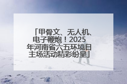 甲骨文、无人机、电子鞭炮！2025年河南省六五环境日主场活动精彩纷呈