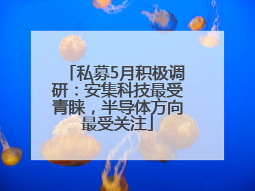 私募5月积极调研：安集科技最受青睐，半导体方向最受关注