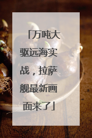 万吨大驱远海实战，拉萨舰最新画面来了