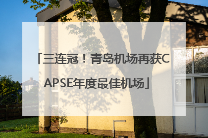 三连冠！青岛机场再获CAPSE年度最佳机场