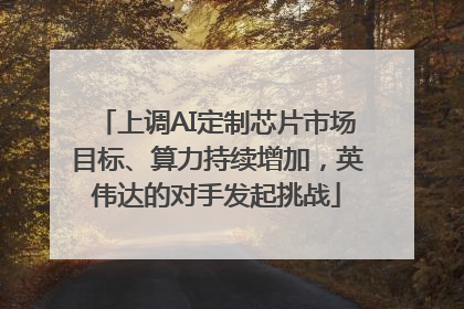 上调AI定制芯片市场目标、算力持续增加，英伟达的对手发起挑战