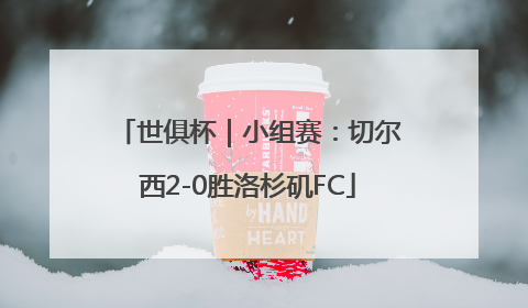 世俱杯｜小组赛：切尔西2-0胜洛杉矶FC