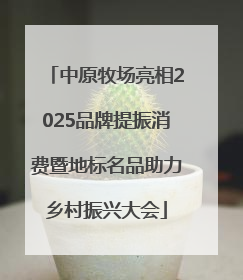 中原牧场亮相2025品牌提振消费暨地标名品助力乡村振兴大会