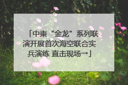 中柬“金龙”系列联演开展首次海空联合实兵演练 直击现场→