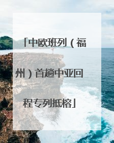 中欧班列（福州）首趟中亚回程专列抵榕