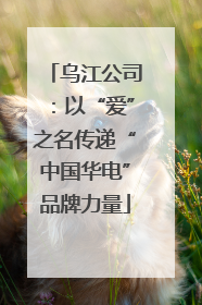 乌江公司：以“爱”之名传递“中国华电”品牌力量