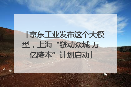 京东工业发布这个大模型，上海“链动众城 万亿降本”计划启动