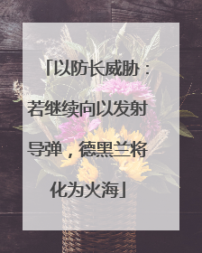 以防长威胁：若继续向以发射导弹，德黑兰将化为火海