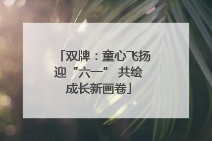 双牌：童心飞扬迎“六一” 共绘成长新画卷