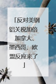 反对美钢铝关税加倍 加拿大、墨西哥、欧盟反应来了