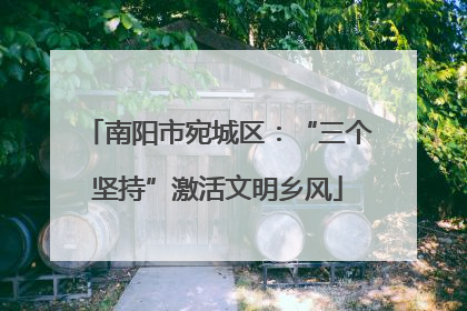 南阳市宛城区：“三个坚持”激活文明乡风