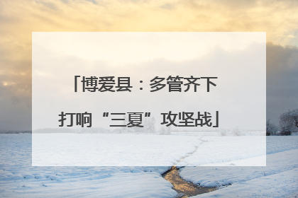 博爱县：多管齐下 打响“三夏”攻坚战