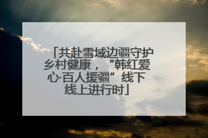 共赴雪域边疆守护乡村健康，“韩红爱心·百人援疆”线下线上进行时