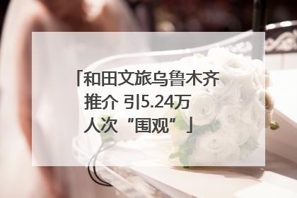 和田文旅乌鲁木齐推介 引5.24万人次“围观”