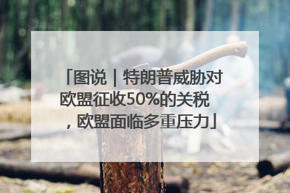 图说｜特朗普威胁对欧盟征收50%的关税，欧盟面临多重压力