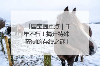 国宝画重点｜千年不朽！揭开特殊葬制的存续之谜