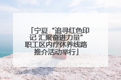 宁夏“追寻红色印记 汇聚奋进力量”职工区内疗休养线路推介活动举行