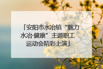 安阳市水冶镇“魅力水冶·健康”主题职工运动会精彩上演