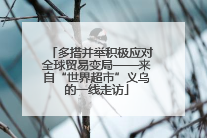 多措并举积极应对全球贸易变局——来自“世界超市”义乌的一线走访