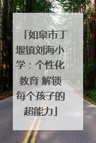 如皋市丁堰镇刘海小学：个性化教育 解锁每个孩子的超能力