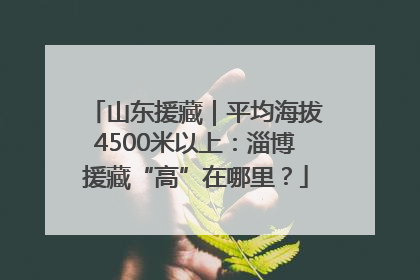 山东援藏｜平均海拔4500米以上：淄博援藏“高”在哪里？