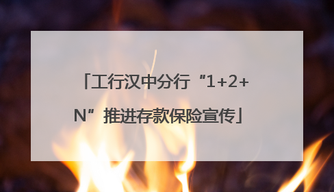 工行汉中分行“1+2+N”推进存款保险宣传