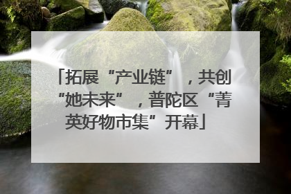 拓展“产业链”，共创“她未来”，普陀区“菁英好物市集”开幕