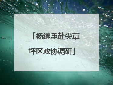杨继承赴尖草坪区政协调研