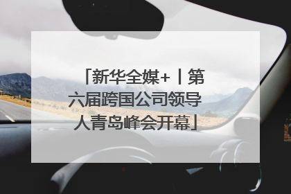 新华全媒+丨第六届跨国公司领导人青岛峰会开幕