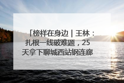 榜样在身边｜王林：扎根一线破难题，25天拿下聊城西站钢连廊“硬核”工程