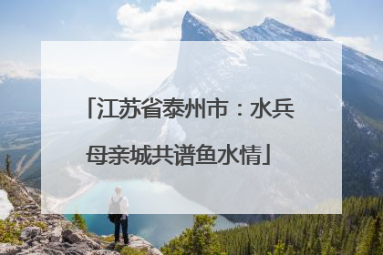 江苏省泰州市：水兵母亲城共谱鱼水情