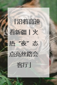沿着高速看新疆丨火热“夜”态点亮丝路会客厅