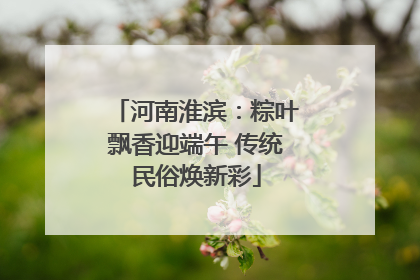 河南淮滨：粽叶飘香迎端午 传统民俗焕新彩