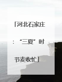河北石家庄：“三夏”时节麦收忙