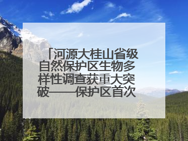 河源大桂山省级自然保护区生物多样性调查获重大突破——保护区首次发现珍稀名贵野生干巴菌与钝尾两头蛇