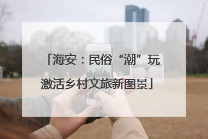 海安：民俗“潮”玩激活乡村文旅新图景