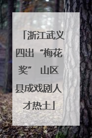 浙江武义四出“梅花奖” 山区县成戏剧人才热土