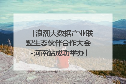 浪潮大数据产业联盟生态伙伴合作大会-河南站成功举办