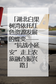 湖北白果树湾依托红色资源发展的蝶变——“抗战小延安”走上农旅融合振兴路