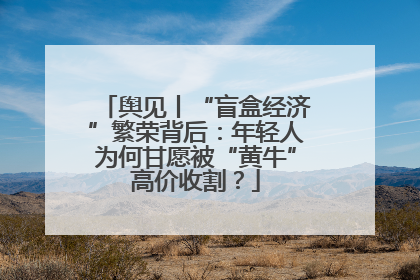 舆见丨“盲盒经济”繁荣背后：年轻人为何甘愿被“黄牛”高价收割？