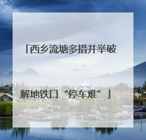 西乡流塘多措并举破解地铁口“停车难”