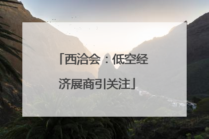 西洽会：低空经济展商引关注