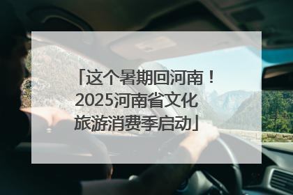 这个暑期回河南！2025河南省文化旅游消费季启动